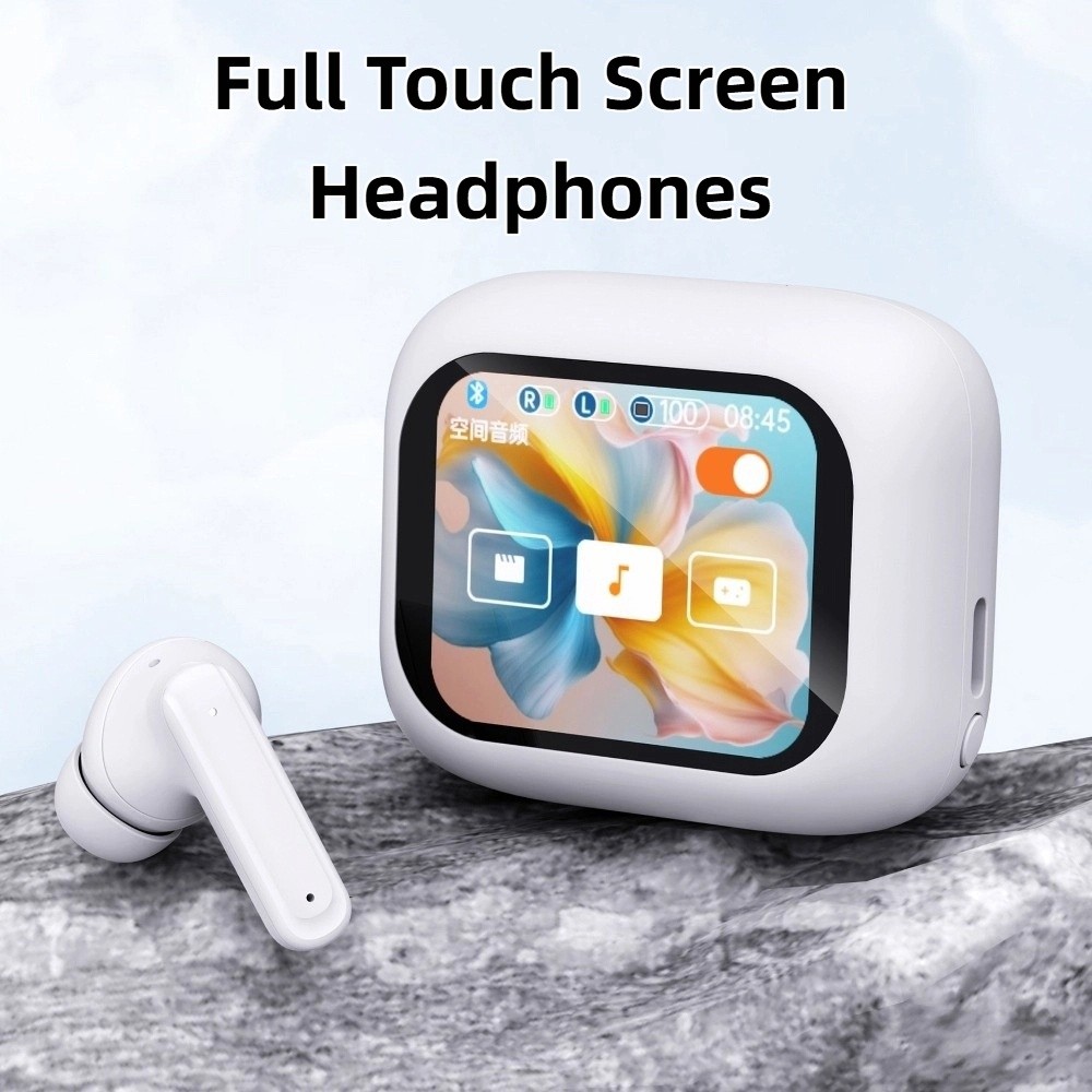 Earbuds Anc Wireless - Bluetooth 5.4 plein écran tactile casque
