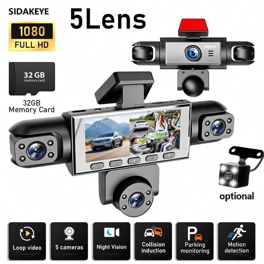 Panoramic Dash Cam 360 - SKYWORTH SIDAKEYE 360 ° Kit caméra