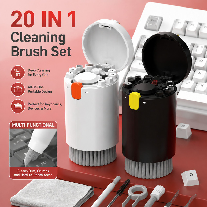 Electronics And Gadgets - Kit de nettoyage de clavier 20-en-1
