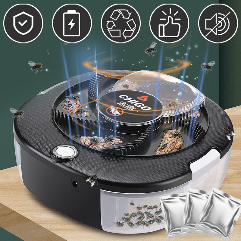 Kitchen Electronics Gadgets - Piège à mouches électrique Rechargeable/USB, piège