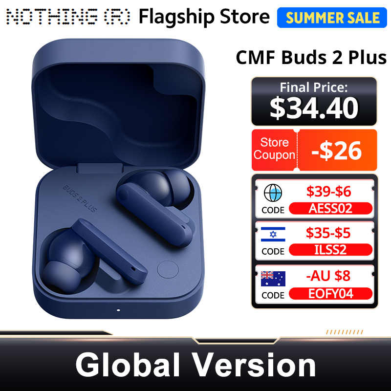 Earbuds Anc Wireless - Écouteurs Nothing CMF Buds 2 Plus