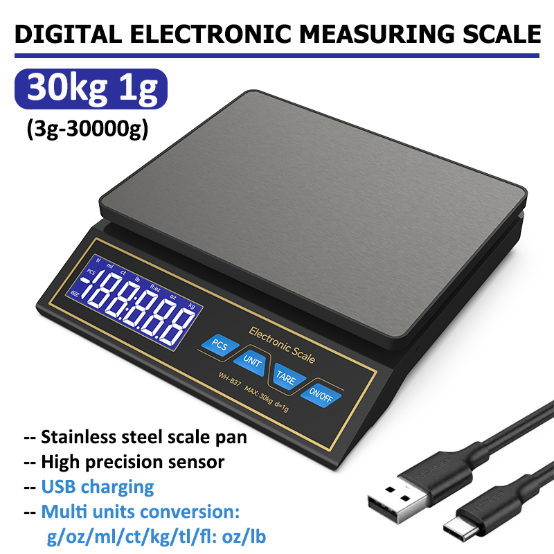 Electronics And Gadgets - Balance de cuisine numérique LCD 30kg/1g,