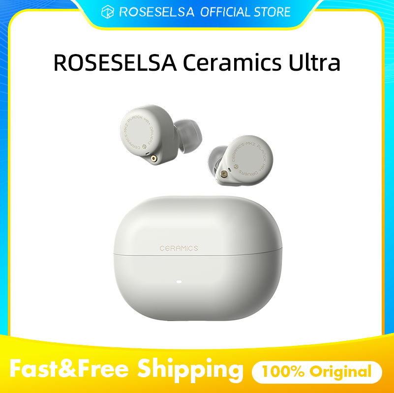 Earbuds Anc Wireless - Écouteurs sans fil ultra-ceramiques ROSESELSA, réduction