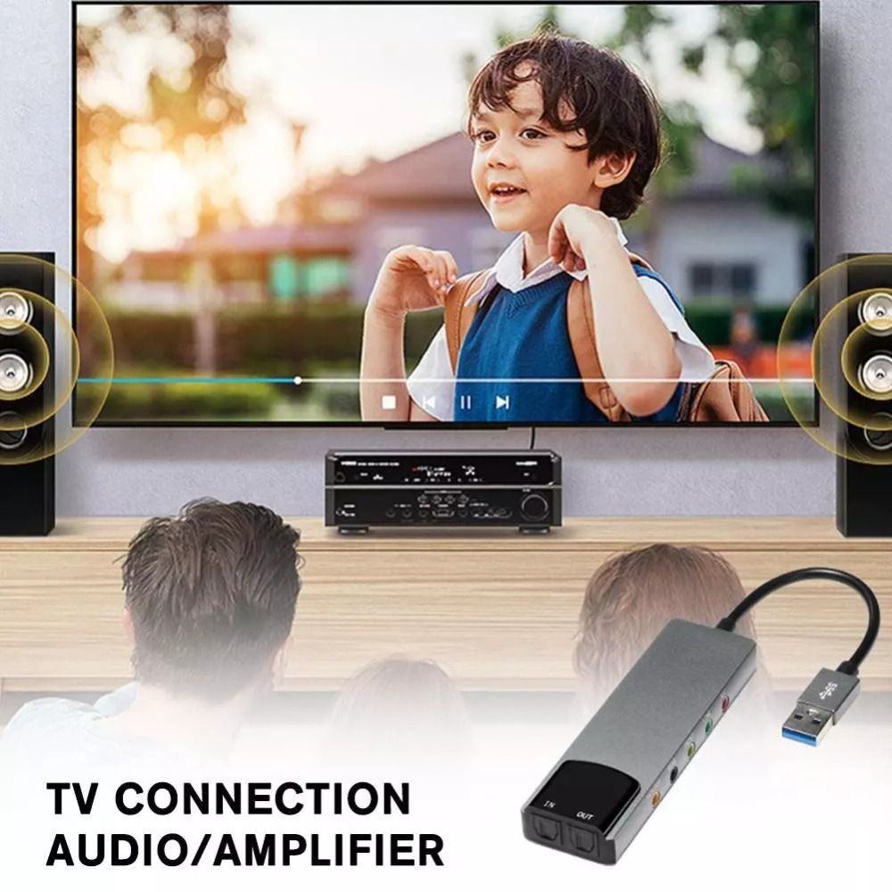 Nouvelle carte son USB 7.1 5.1 - Usb Sound Card External avis et prix