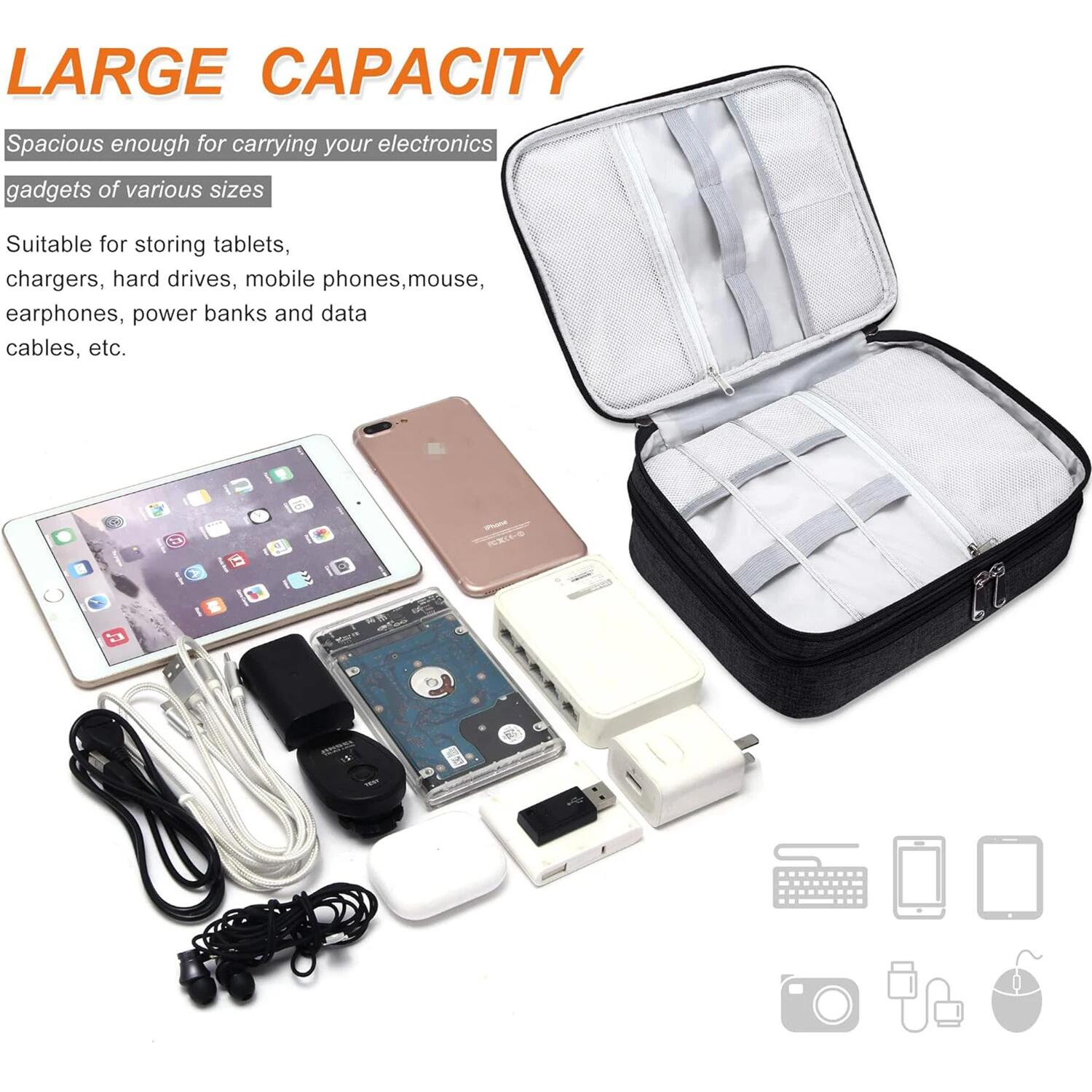 Sac de rangement numérique Por - Electronics Gadgets Bag avis et prix