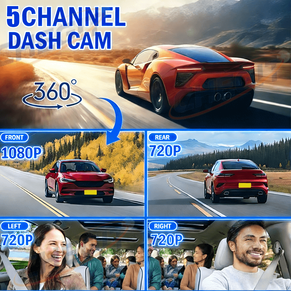 NOUVEAU 2026 Enregistreur vidé - Panoramic Dash Cam 360 avis et prix