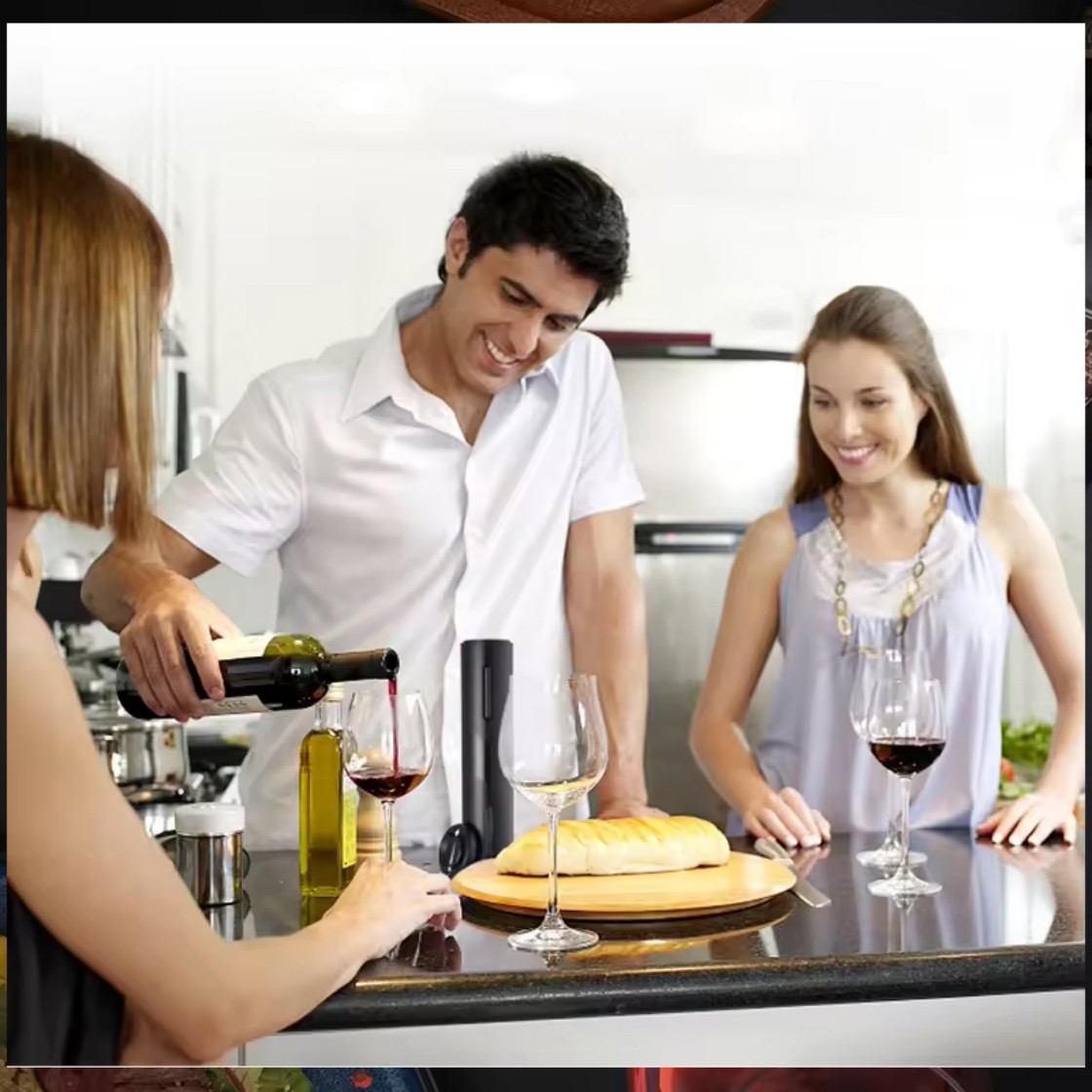 Ouvre-bouteille de vin électri - Kitchen Electronics Gadgets avis et prix