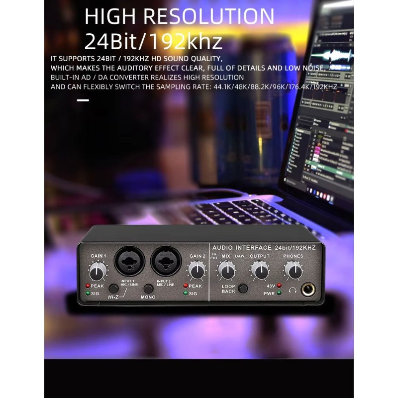 Interface audio professionnell - Usb Sound Card External avis et prix