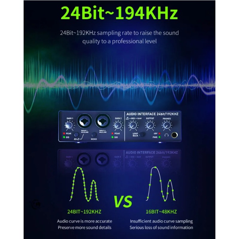 Interface audio professionnell - Usb Sound Card External avis et prix