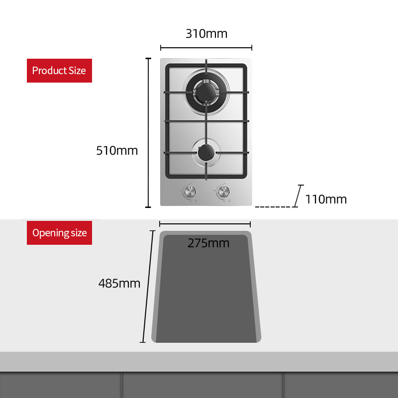 Cuisinière à gaz encastrable d - Electronics & Gadgets Icon avis et prix