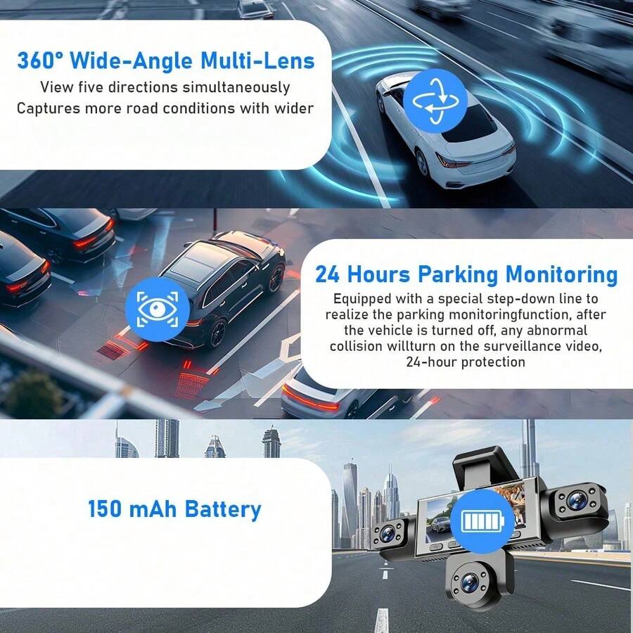 SKYWORTH SIDAKEYE 360 °   Kit  - Panoramic Dash Cam 360 avis et prix