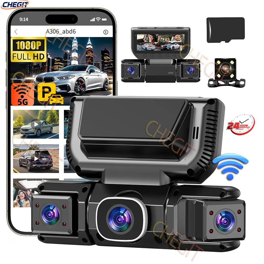 Caméra de recul 360 degrés 4 c - Panoramic Dash Cam 360 avis et prix